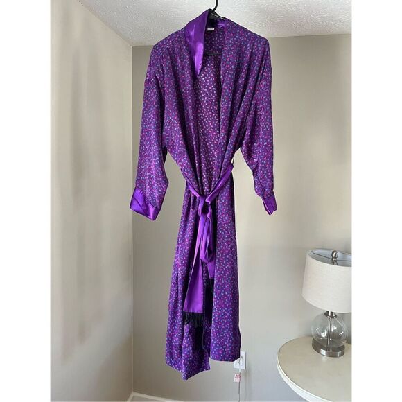 Vintage Gold Label Victoria’s Secret Full Length Robe with Tie Small - Picture 1 of 6
